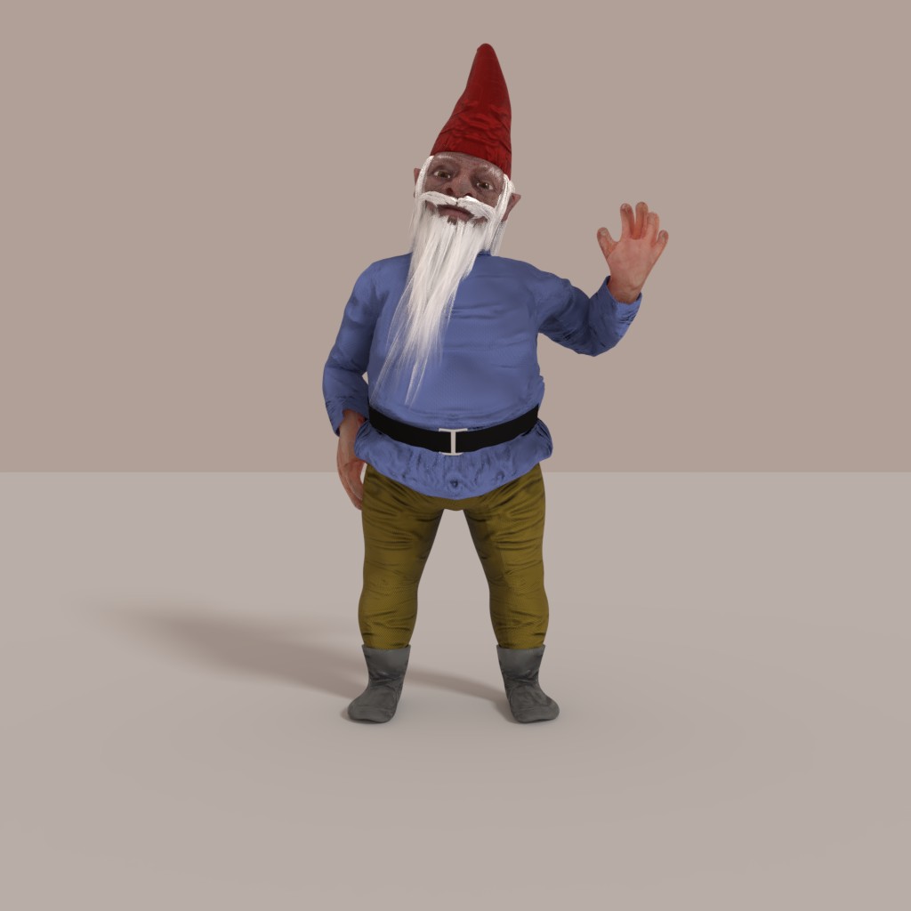 Gnome. Rigged preview image 2